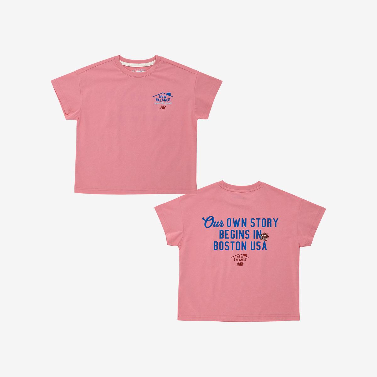 Sweet home_로고 루즈핏 반팔티