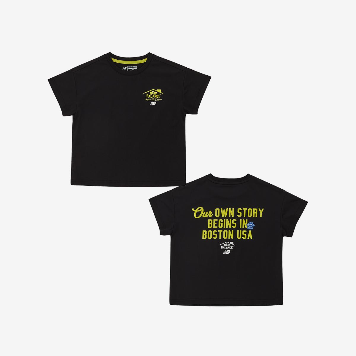 Sweet home_로고 루즈핏 반팔티