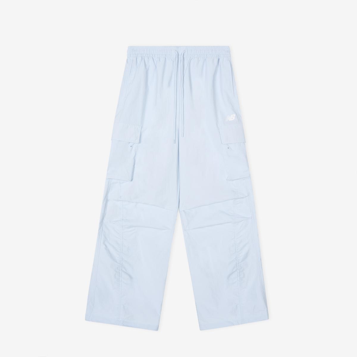 WOMEN 에센셜 경량 우븐 카고 와이드 팬츠