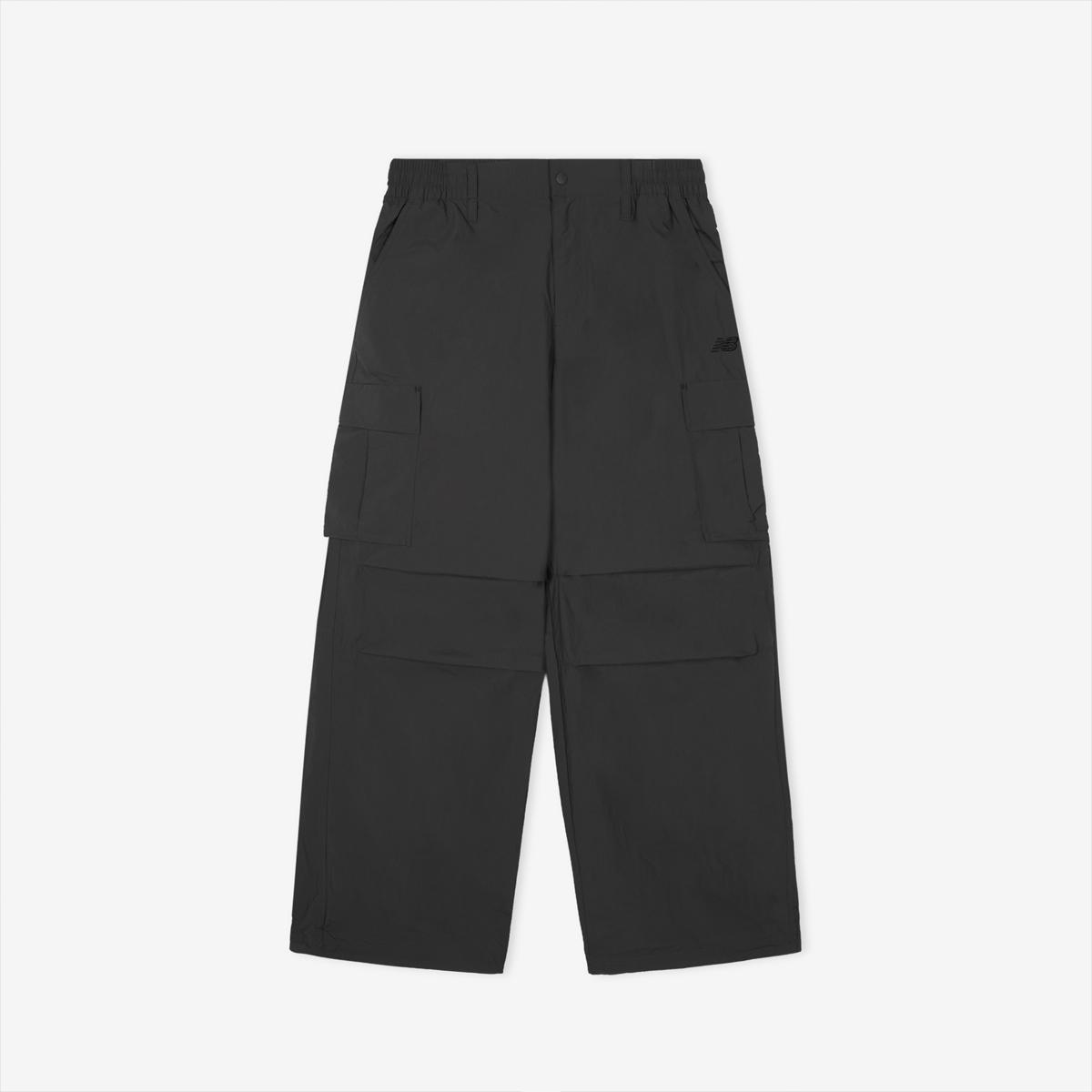 UNI FROZEN 코튼라이크 카고 와이드 팬츠