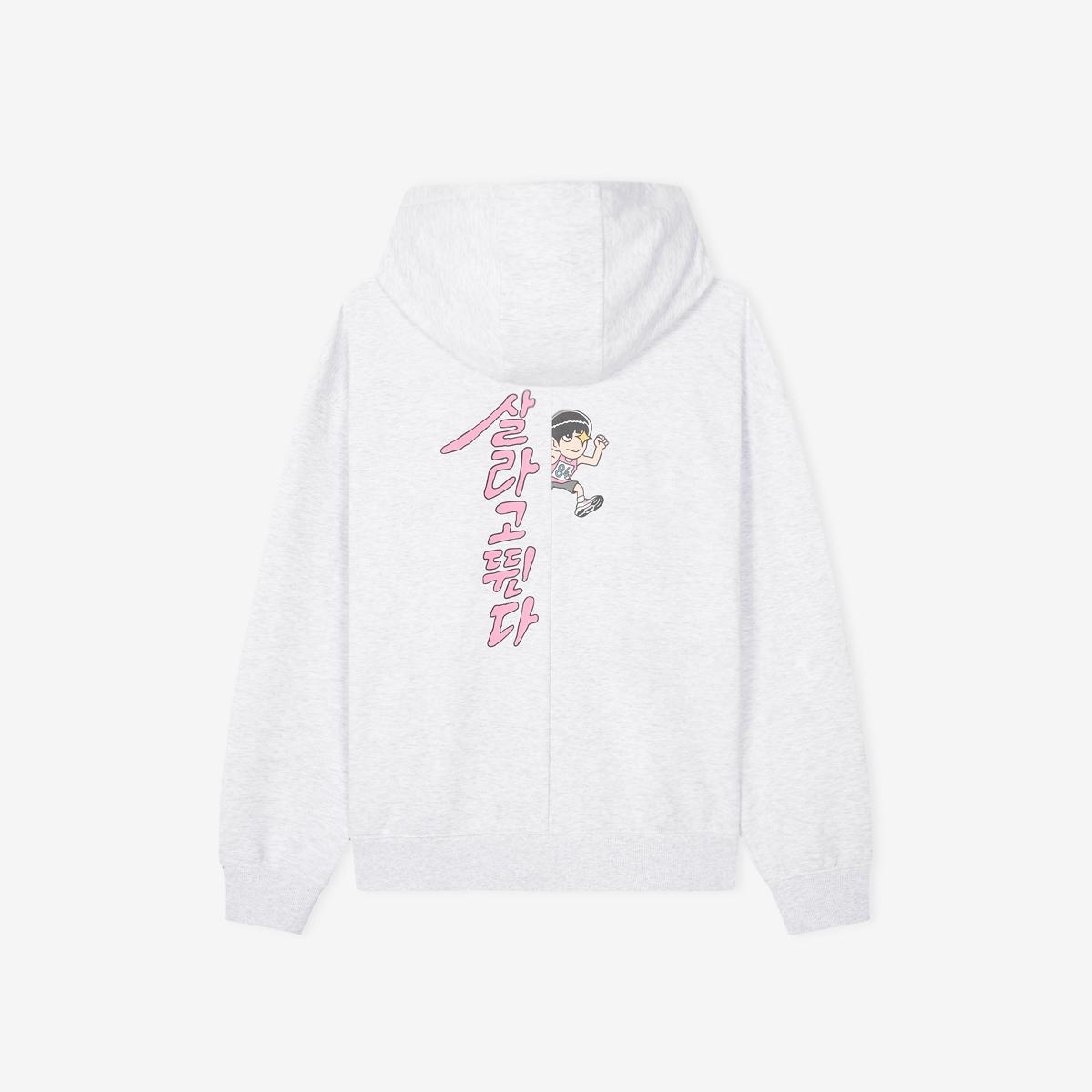 UNI 살라고뛴다 픽토그램 후드티 (SEMI OVER FIT)