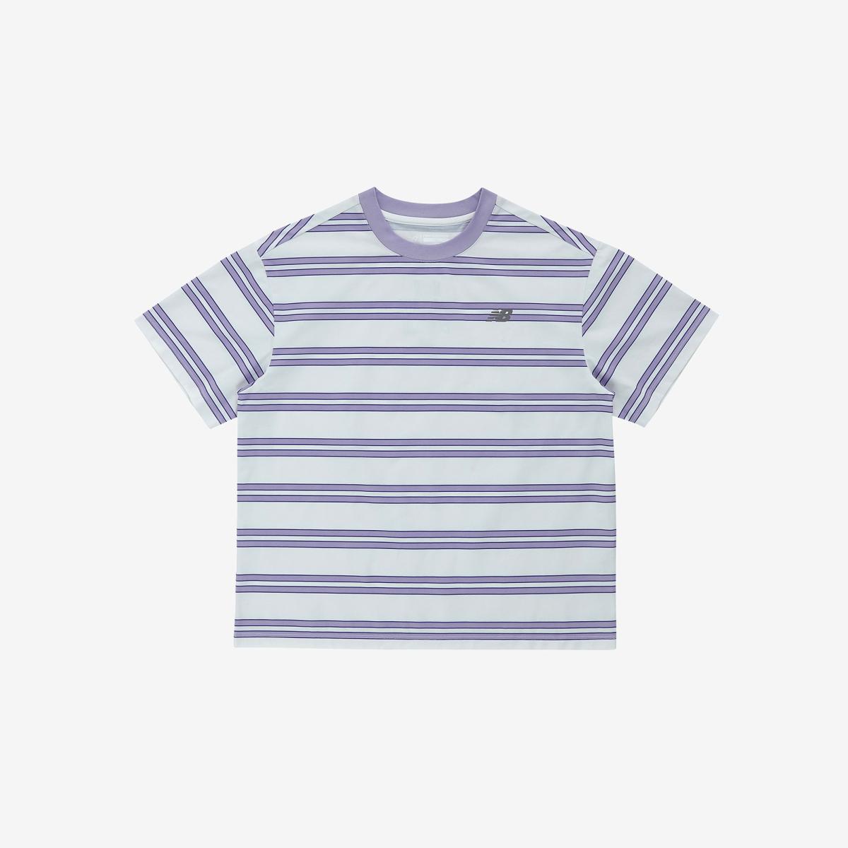 GRID PACK_핀스트라이프 반팔 티셔츠