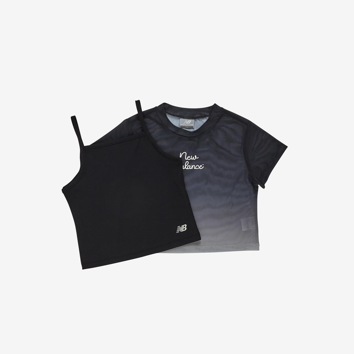 METALIC SUMMER_메쉬 레이어드 나시티