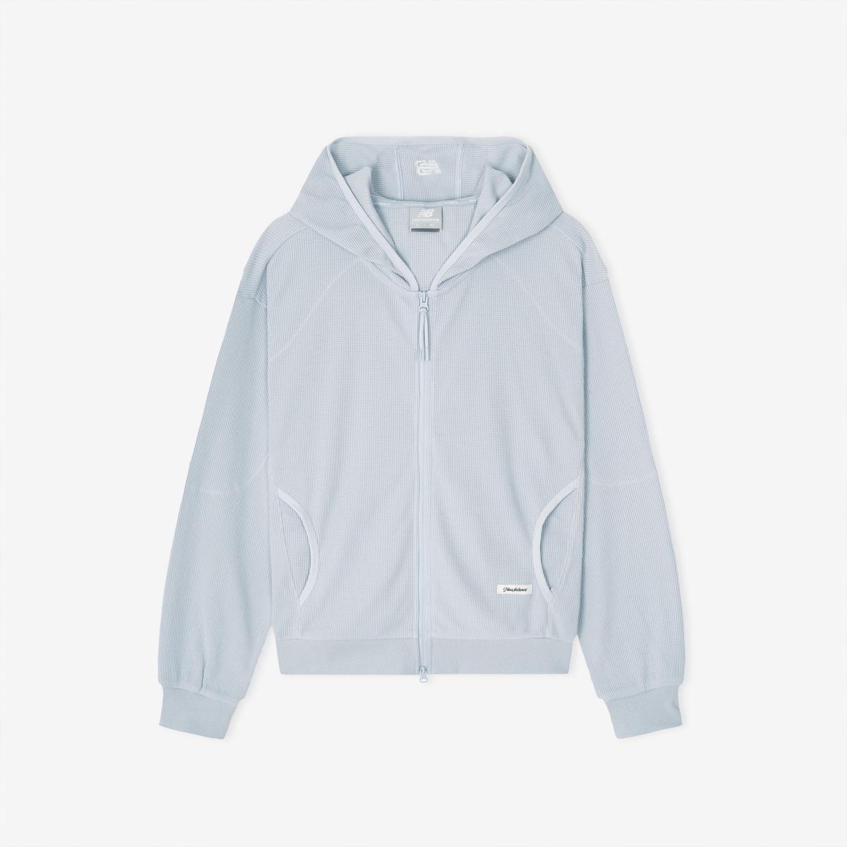 WOMEN AIRY 와플 후드집업 (SEMI OVER FIT)