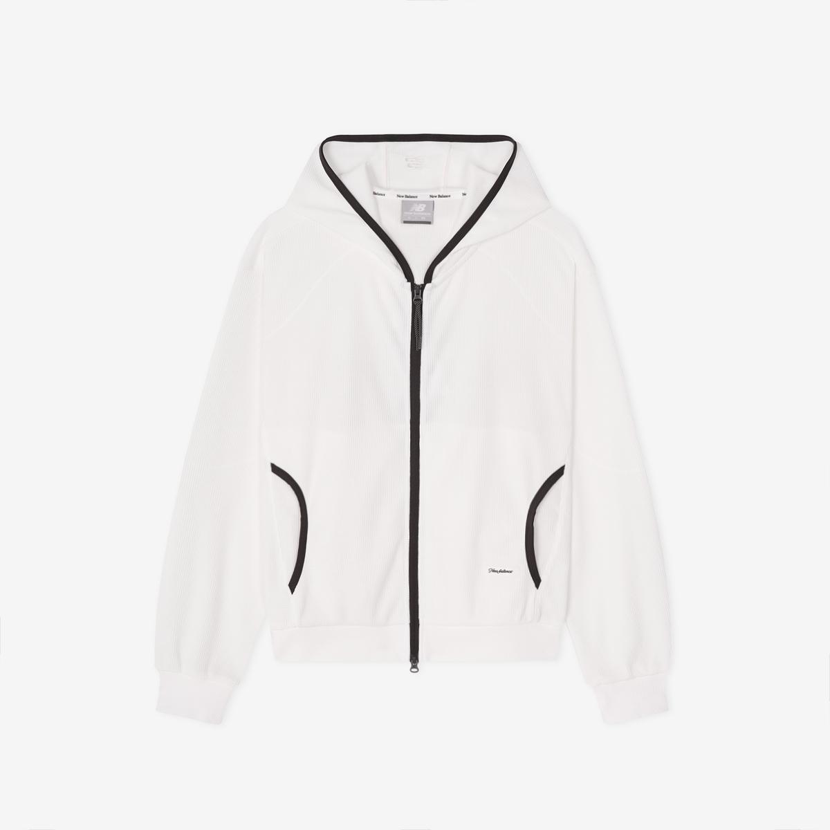 WOMEN AIRY 와플 후드집업 (SEMI OVER FIT)