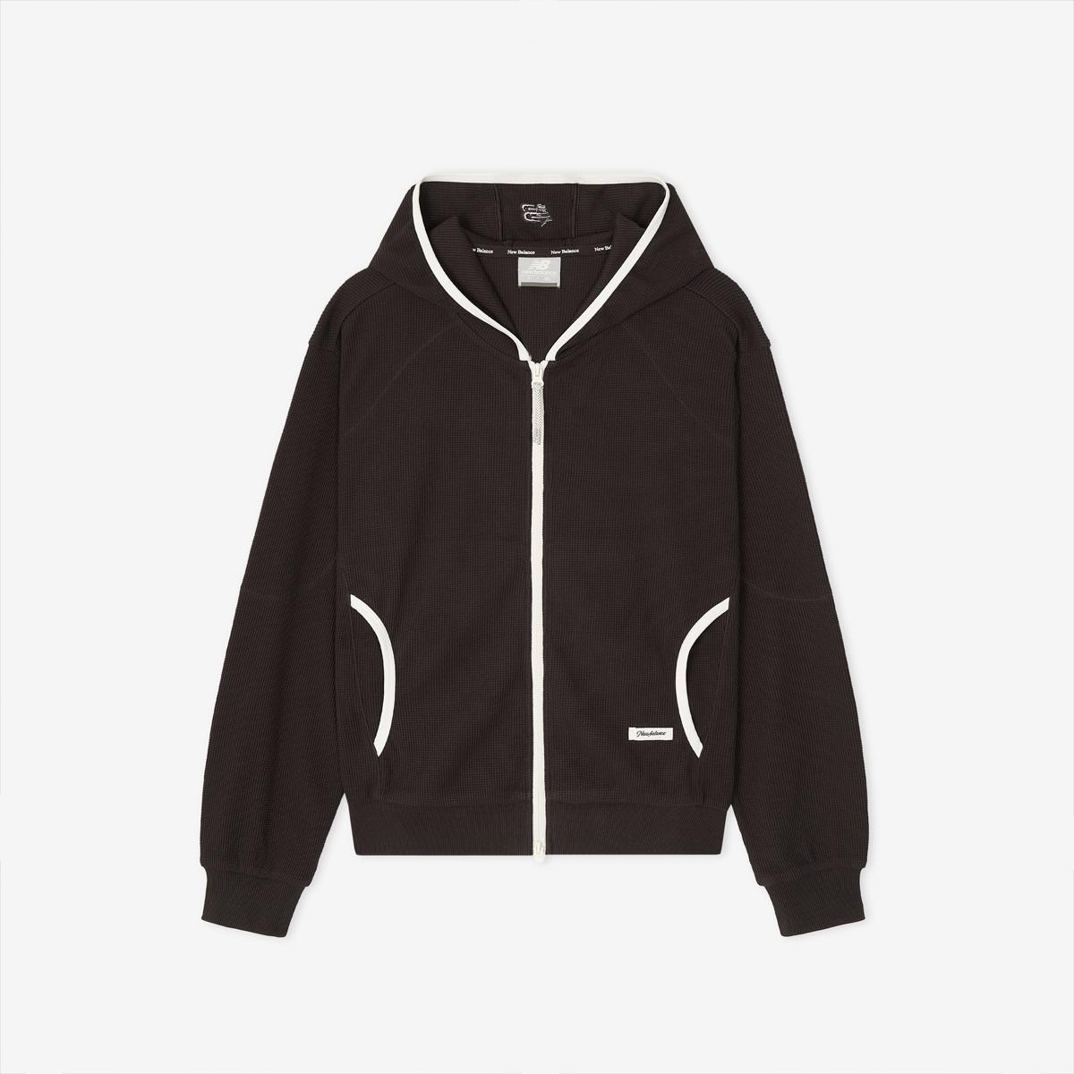 WOMEN AIRY 와플 후드집업 (SEMI OVER FIT)