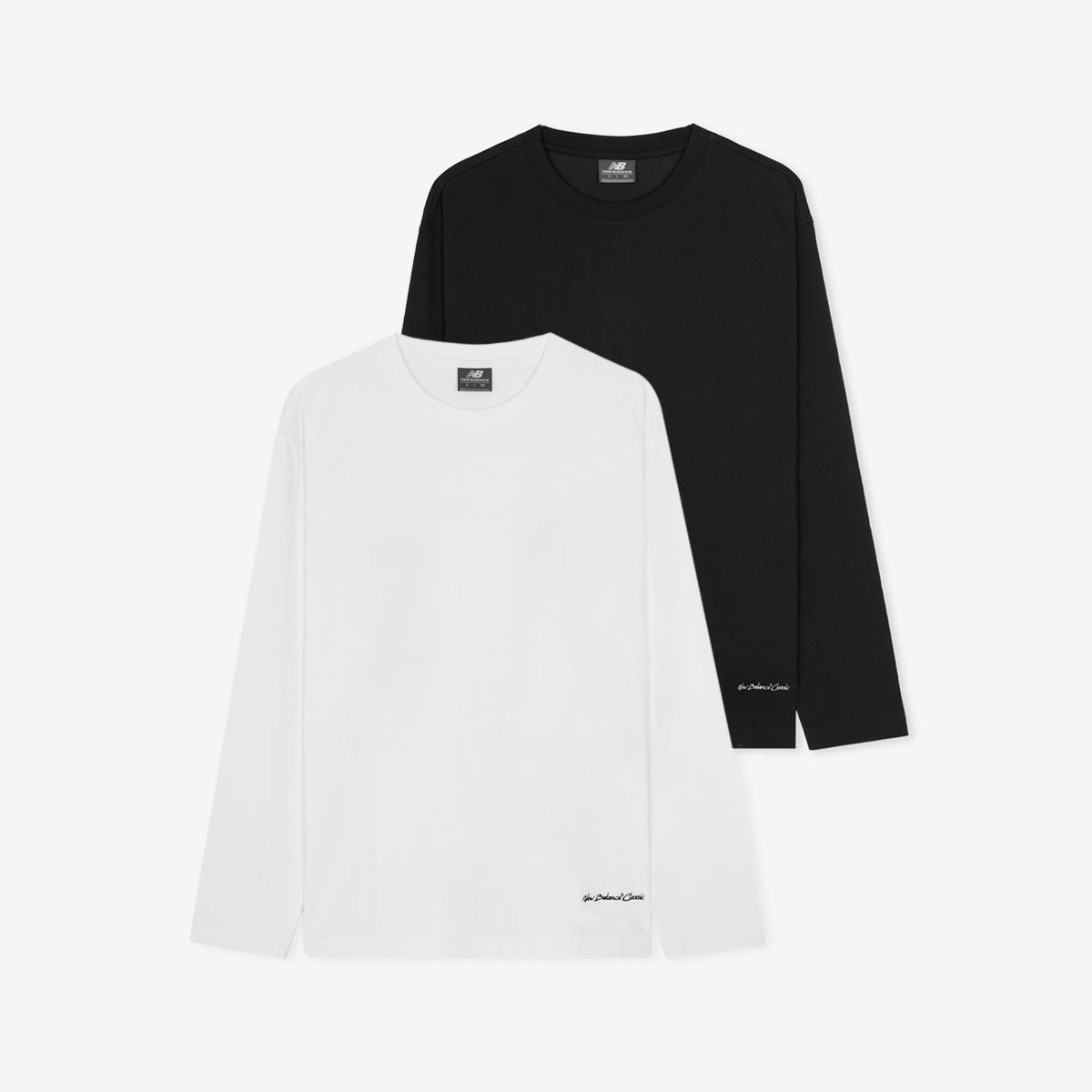 UNI NB ESSENTIAL 2PACK 긴팔티(SEMI OVER FIT)