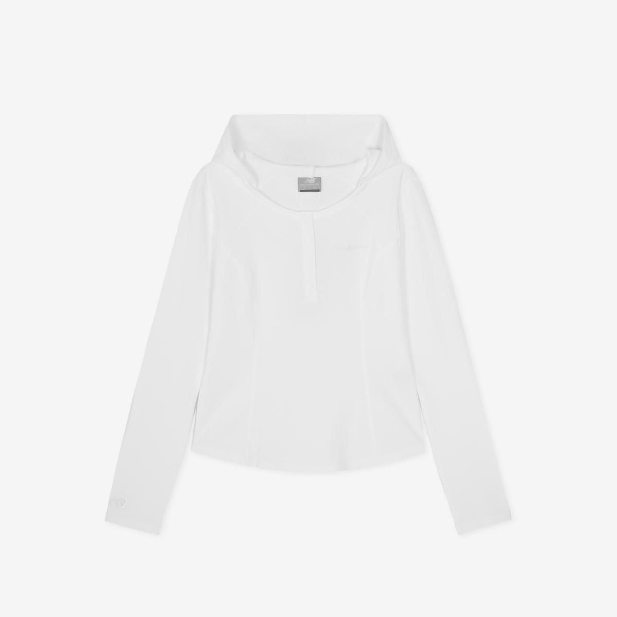 WOMEN AIRY 와플 후드 긴팔티 (SLIM FIT)