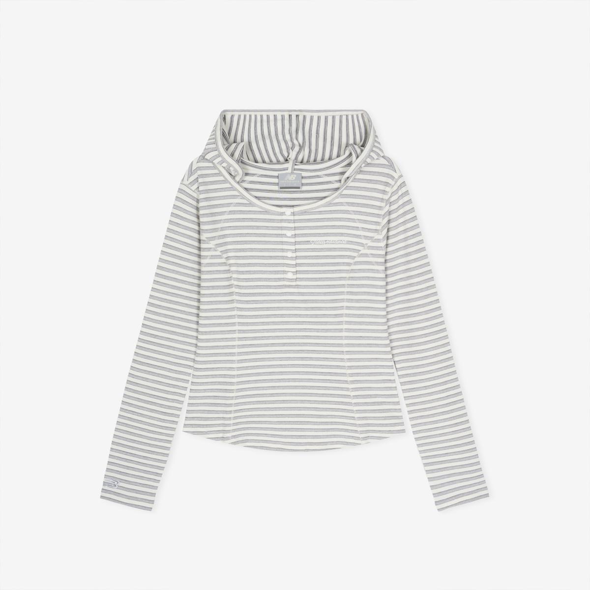 WOMEN AIRY 와플 후드 긴팔티 (SLIM FIT)