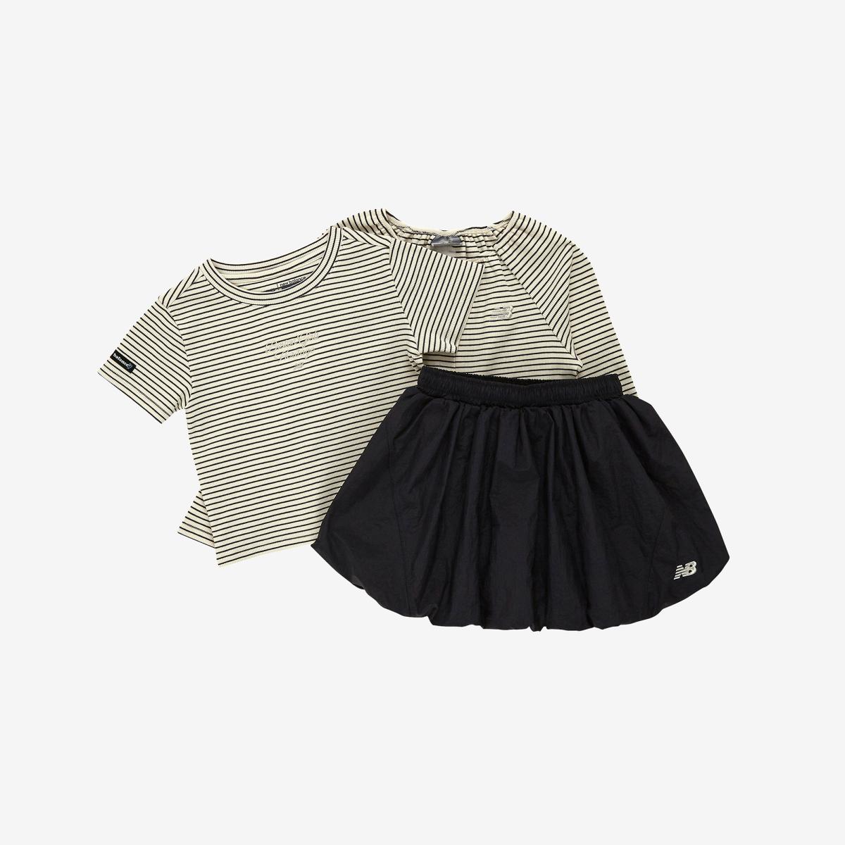 [3PCS] NBgC_가디건 스커트 세트