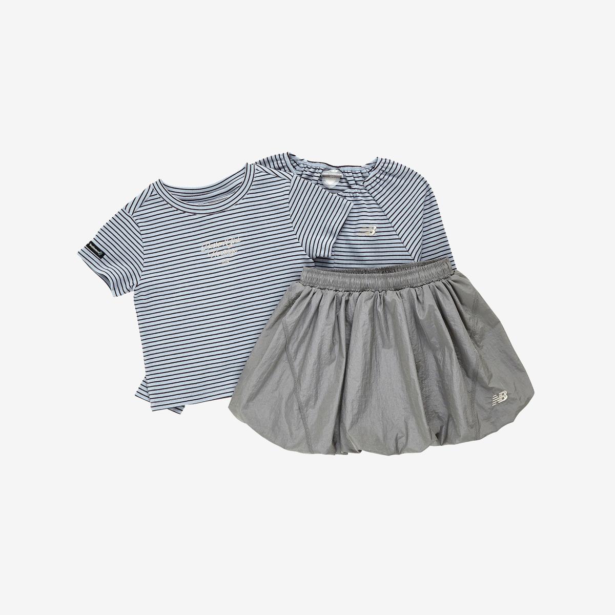 [3PCS] NBgC_가디건 스커트 세트