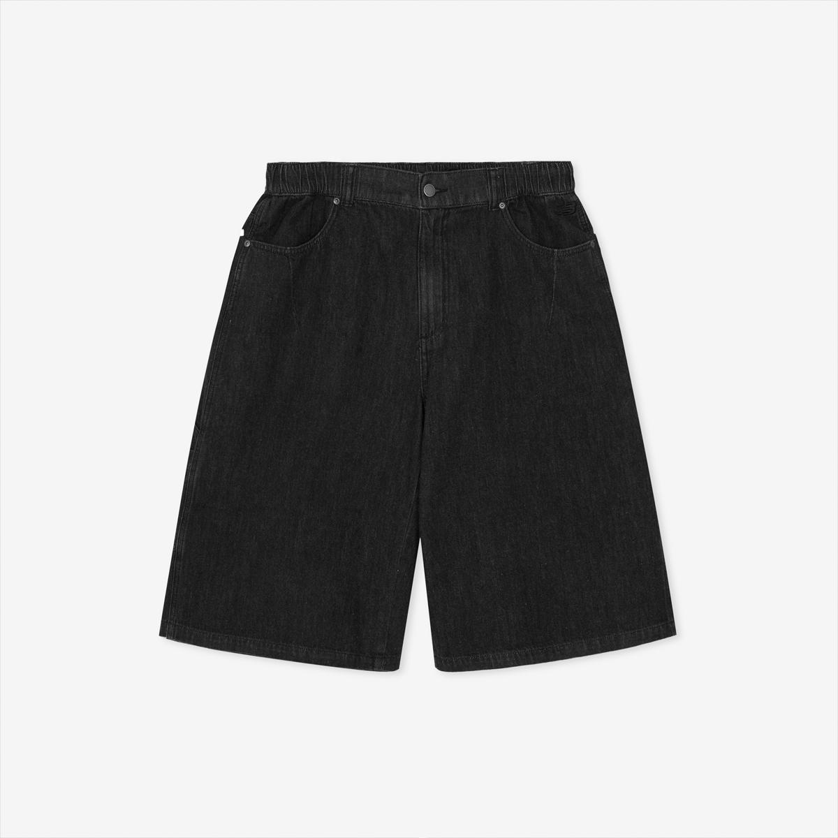 UNI 데님 카펜터 7부 버뮤다 쇼츠 (WIDE FIT)