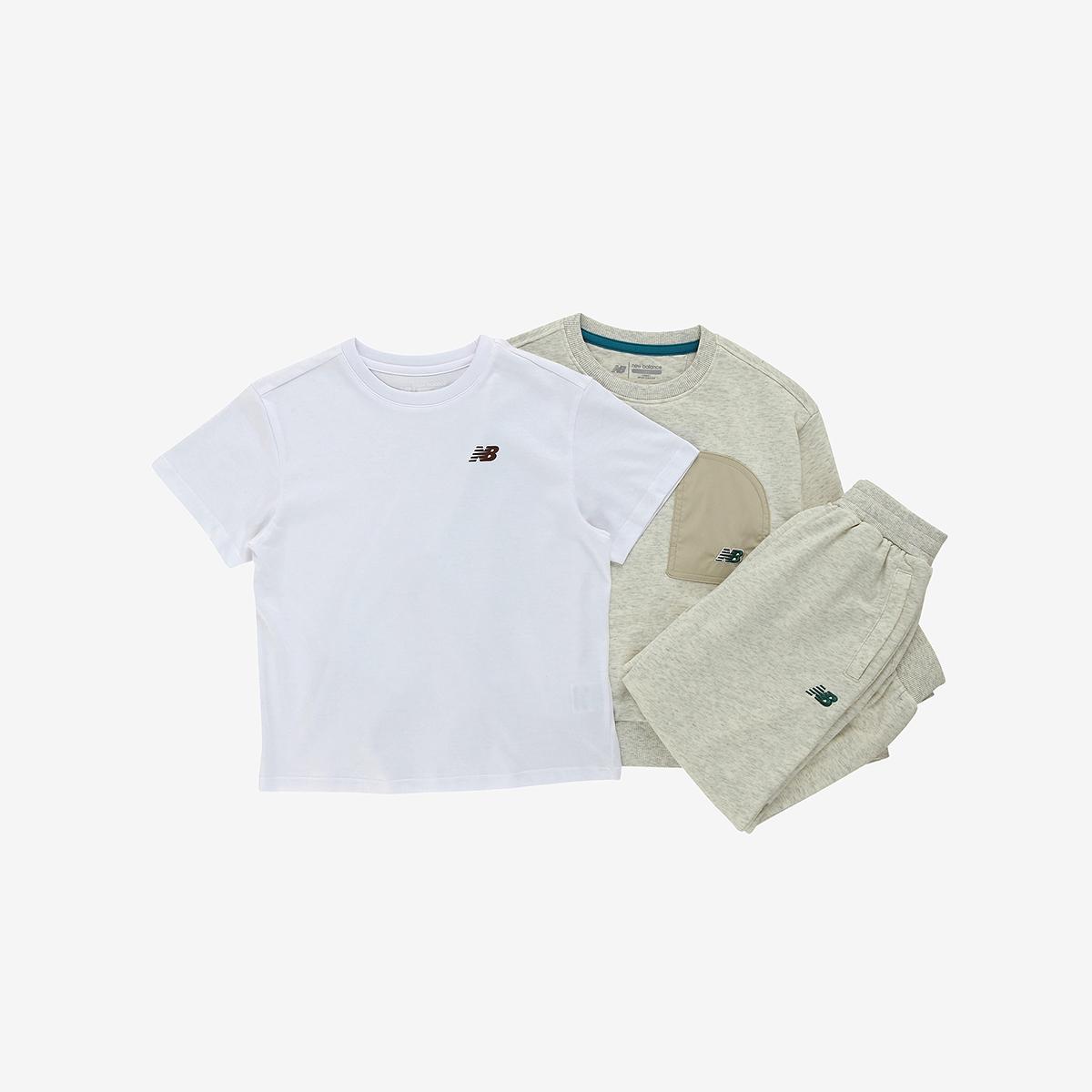 [3PCS] 일러스트 스웻 세트
