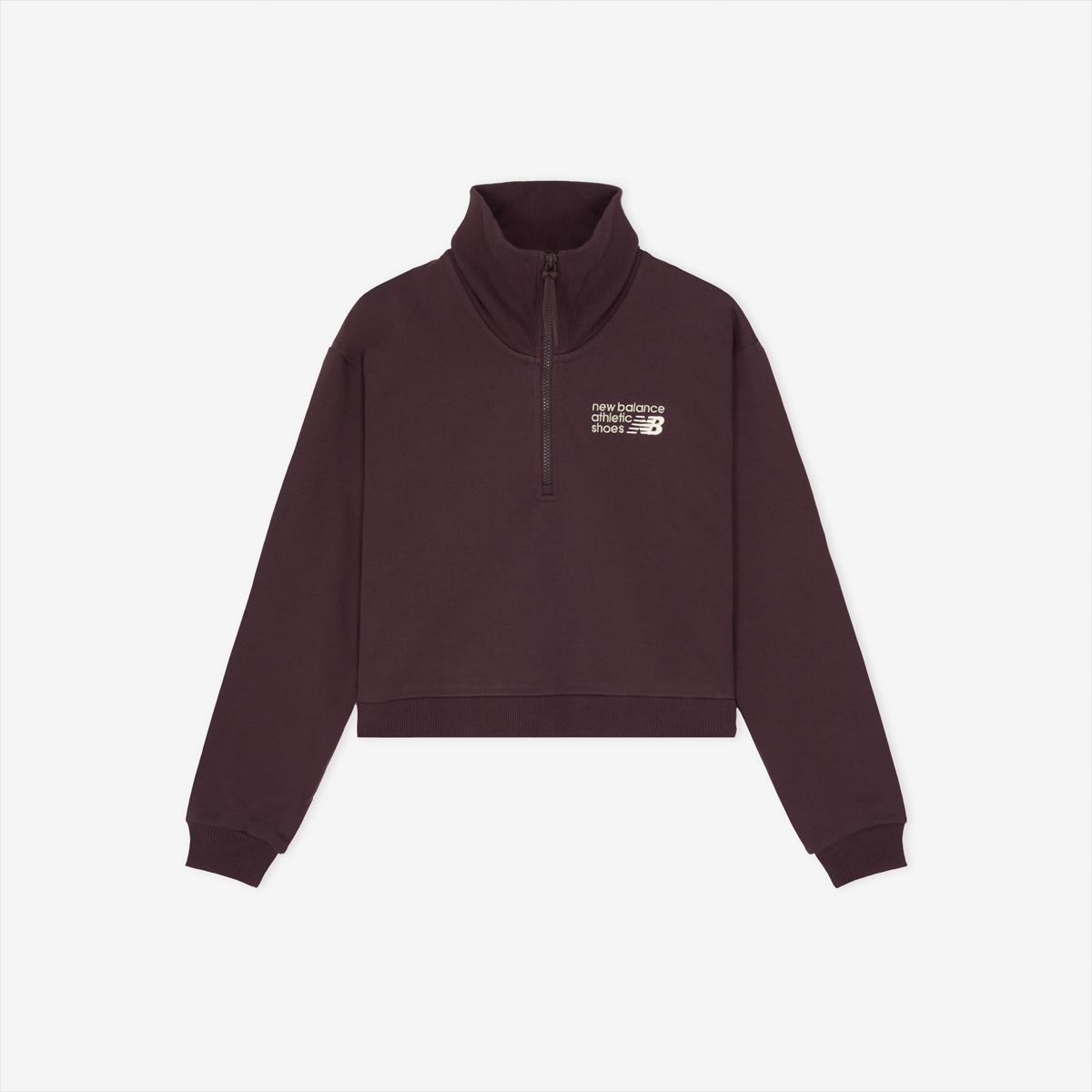 WOMEN 프리미엄 로고 반집업 (SEMI OVER FIT)