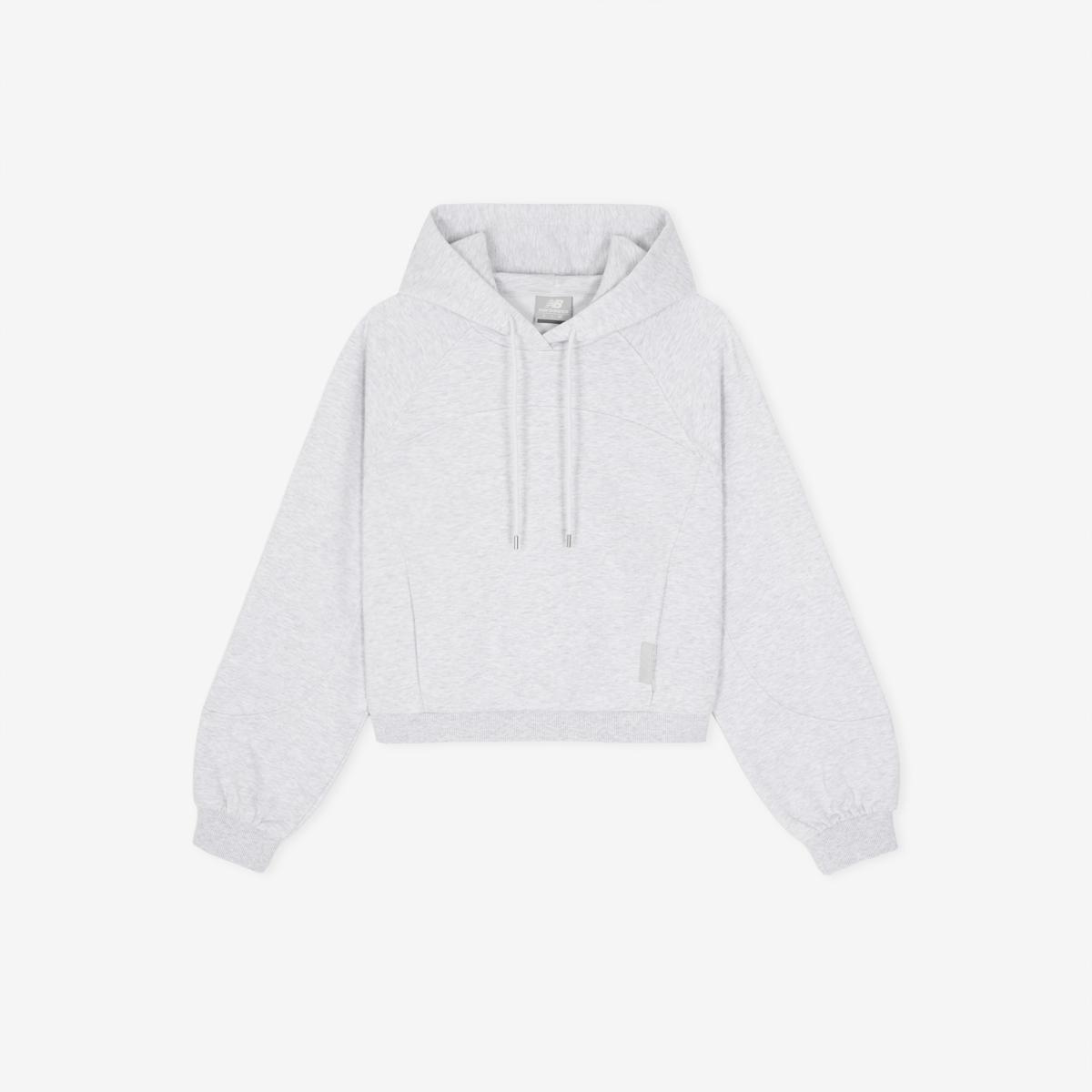 WOMEN 에센셜 후드티 (SEMI OVER FIT)