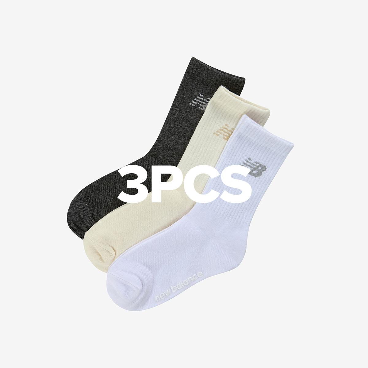 3PCS 에센셜 장목양말 2