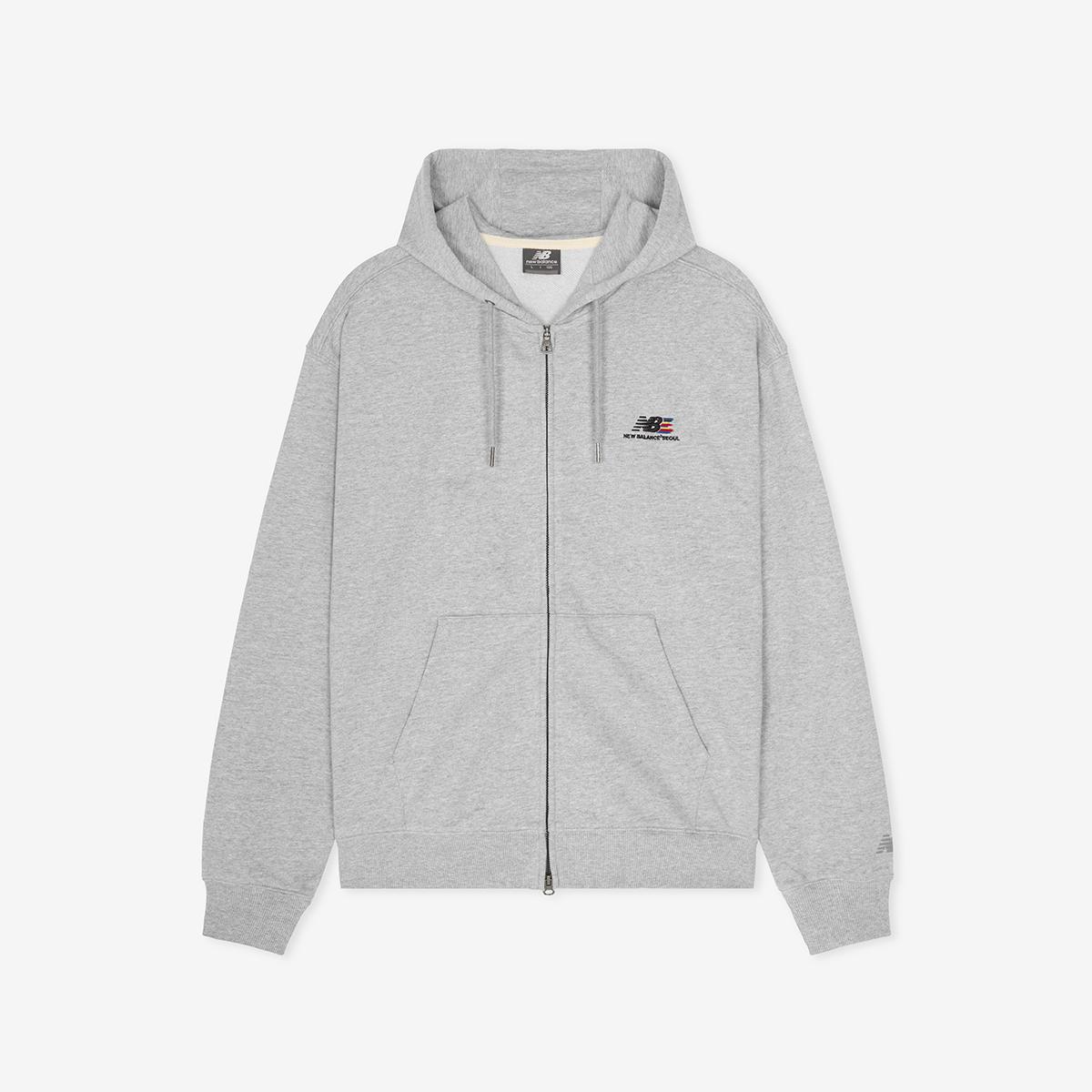 UNI NB SEOUL COLOR LINE 후드집업 (SEMI OVER