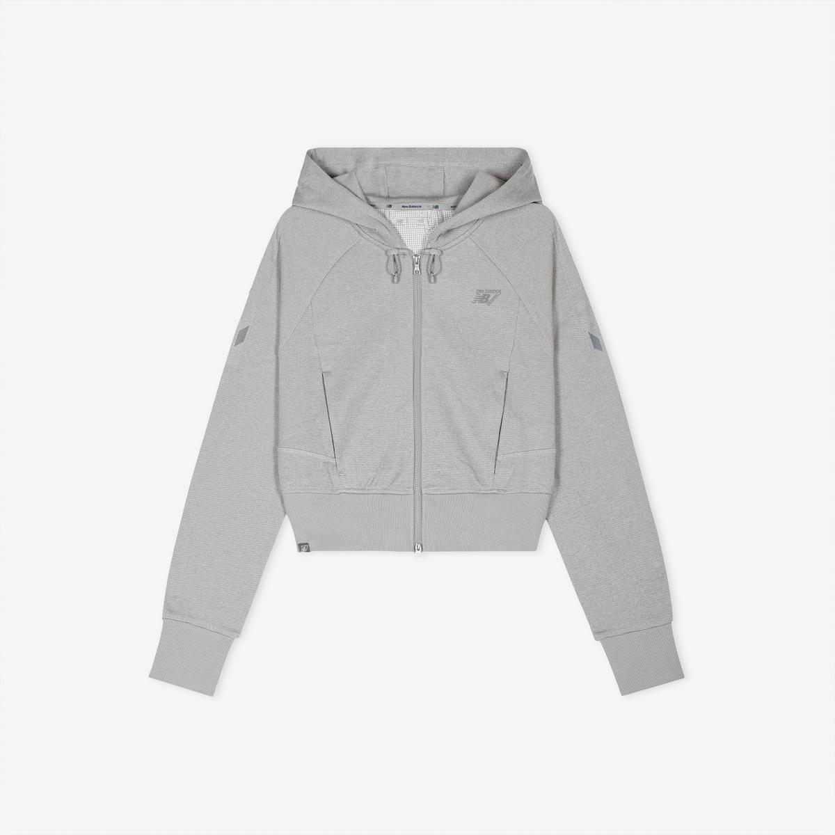 WOMEN PF 올데이 크롭 후드집업