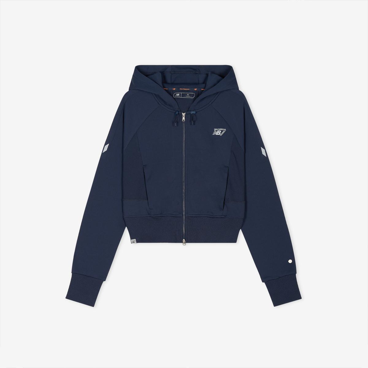 WOMEN PF 올데이 크롭 후드집업